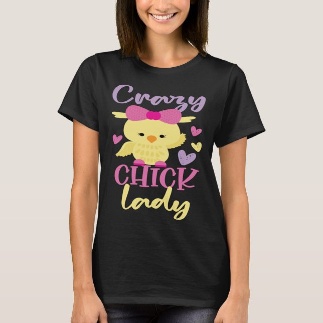 T-shirt Cute chick for women and girls (Devant)