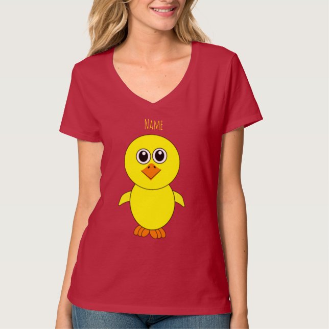 T-shirt Cute Chick Thunder_Cove (Devant)