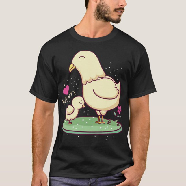 T-shirt Cute chicken (Devant)