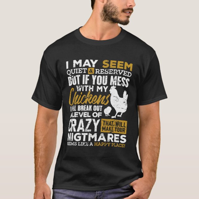 T-shirt Cute Chicken Lover Farmer   (Devant)