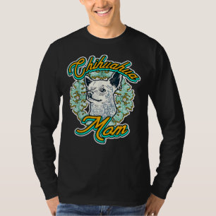 T-shirt Cute Chihuahua Chien maman Tatouage rétro Vintage
