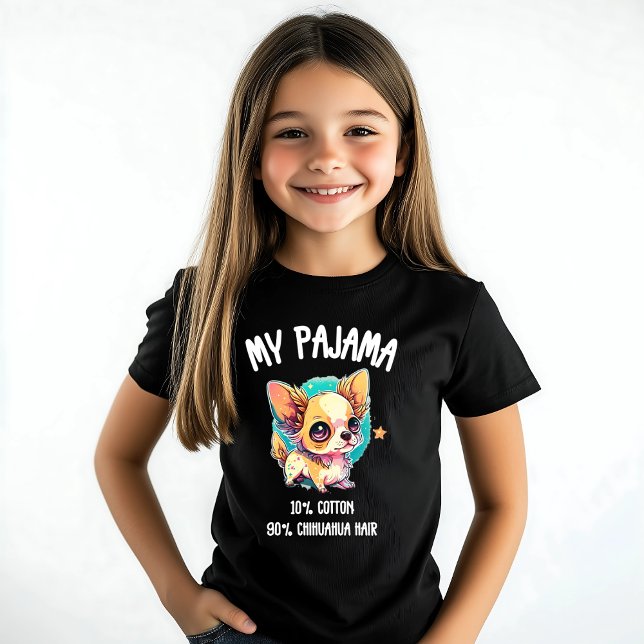 T-shirt Cute Chihuahua Pajama Drôle Amusant Amoureux Chien (Créateur téléchargé)