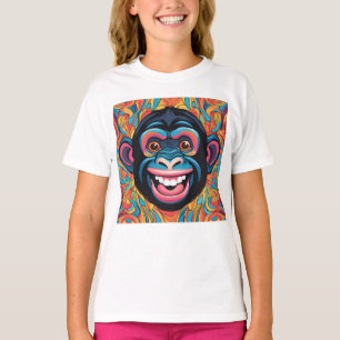 T-shirt Cute Chimpanzé