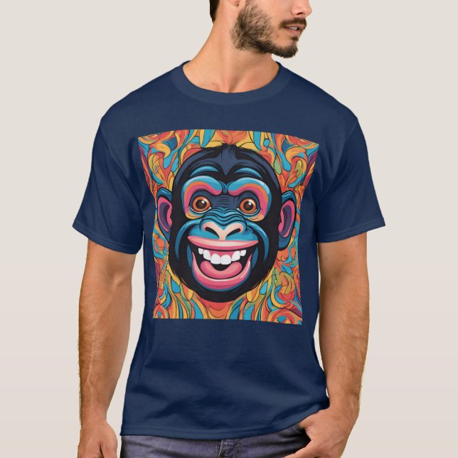 T-shirt Cute Chimpanzé (Devant)