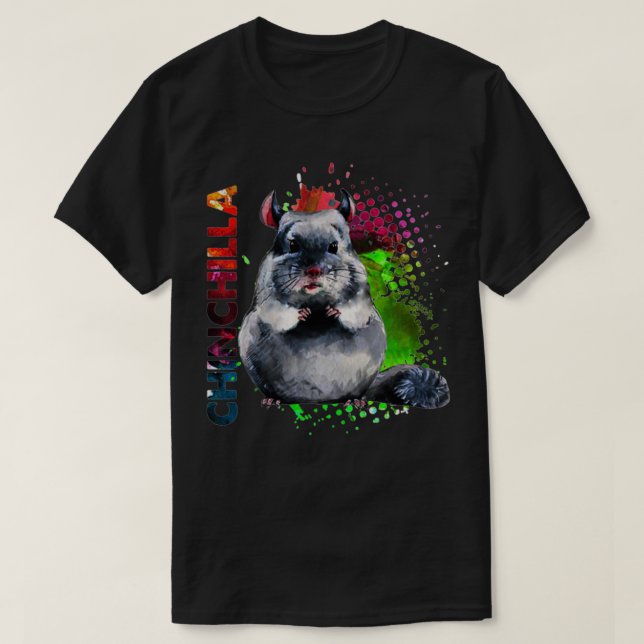 T-shirt Cute Chinchilla 1 (Design devant)