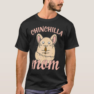 T-shirt Cute Chinchilla Maman Design
