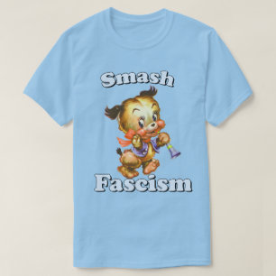 T-shirt Cute Chiot Rétro - Fascisme Smash