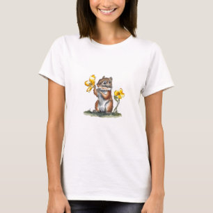T-shirt Cute Chipmunk