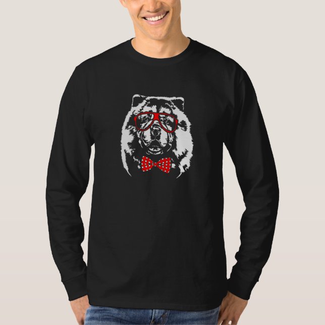 T-shirt Cute Chow Chow mom dog (Devant)