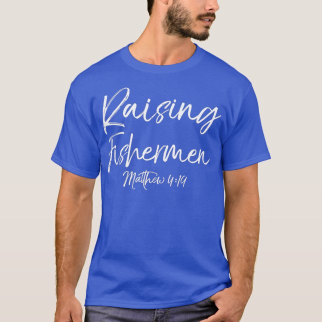 T-shirt Cute Christian Parents Gift Fishers of Men (Devant)