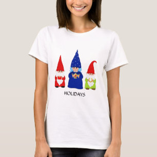T-shirt Cute Christmas Gnomes