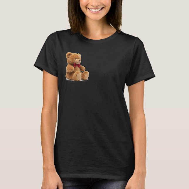 T-shirt Cute Classic Teddy Bear Art Women's Graphic T-Shir (Devant)
