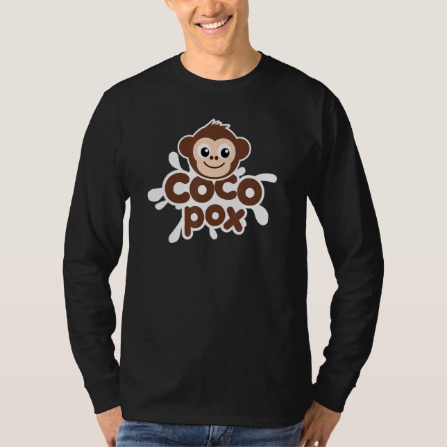 T-shirt Cute Coco Pox Singe Singe Singe Pox (Devant)