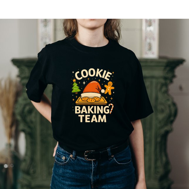 T-shirt Cute Cookie Baking Team Christmas Design (Créateur téléchargé)