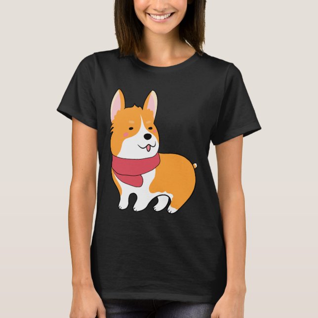T-shirt Cute Corgi 527 (Devant)