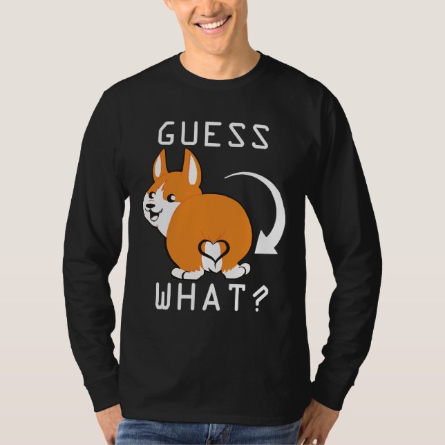 T-shirt Cute Corgi Butt Essentiel (Devant)