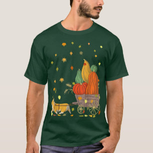 T-shirt Cute Corgi Citrouille Amoureux des chiens Automne 
