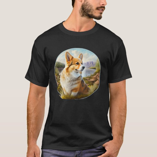 T-shirt Cute Corgi Cool Pembroke Welsh Corgi  12 (Devant)
