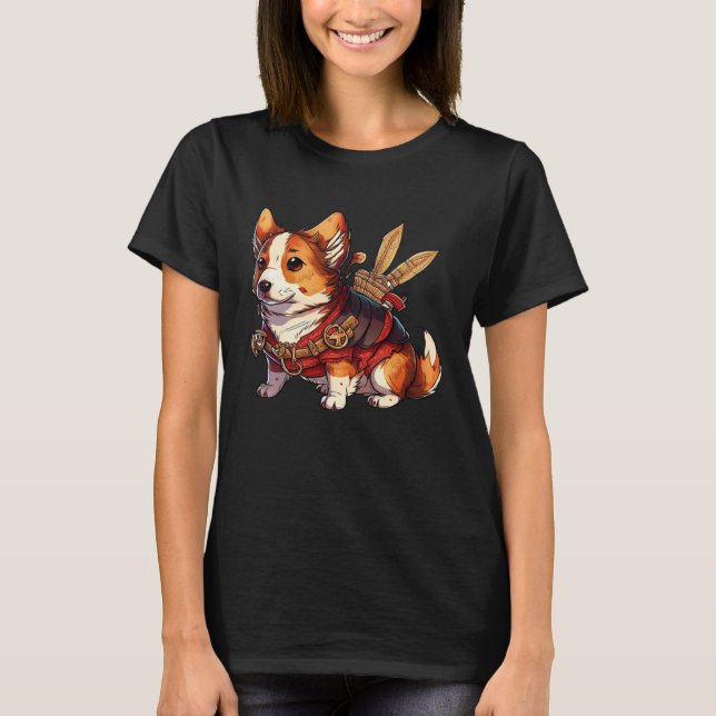 T-shirt Cute Corgi Cool Pembroke Welsh Corgi  3 (Devant)