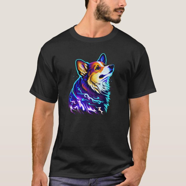 T-shirt Cute Corgi Cool Pembroke Welsh Corgi  33 (Devant)