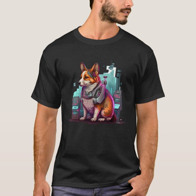 T-shirt Cute Corgi Cool Pembroke Welsh Corgi  4 (Devant)