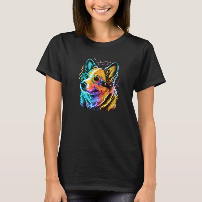 T-shirt Cute Corgi Cool Pembroke Welsh Corgi  8 (Devant)