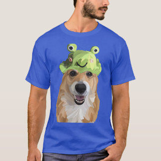 T-shirt Cute Corgi Frog Casquette