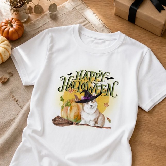 T-shirt Cute Corgi Halloween (Créateur téléchargé)