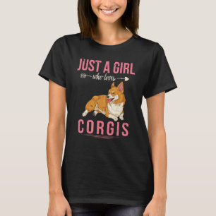 T-shirt Cute Corgi Propriétaire Filles Femmes Chien Animau