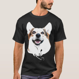 T-shirt Cute Corgi Tee Pembroke Welsh Corgi Visage de chie