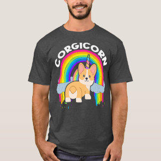 T-shirt Cute Corgicornunicorn Rainbowcorgi Owner508