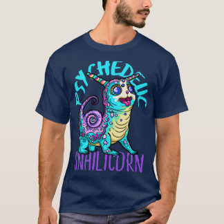 T-shirt Cute Crazy Psycedelic Unicorn Artwork 4