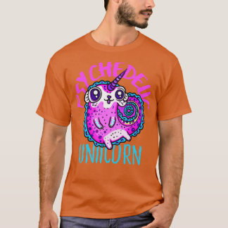 T-shirt Cute Crazy Psycedelic Unicorn oeuvre