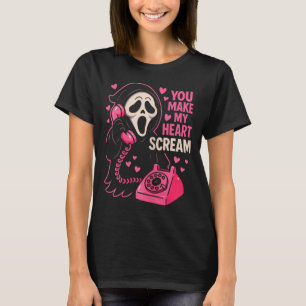 T-shirt Cute Creepy Horror Fais Crier Mon Cœur pour la Sai