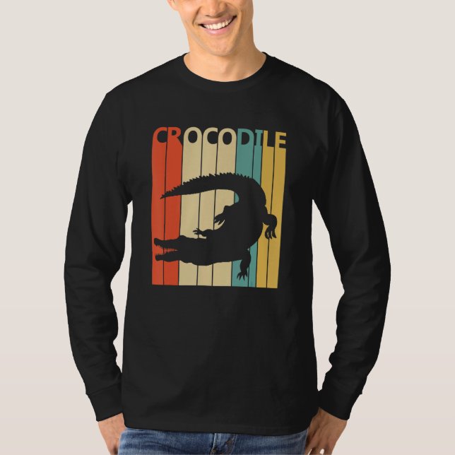 T-shirt Cute Crocodile Animal (Devant)