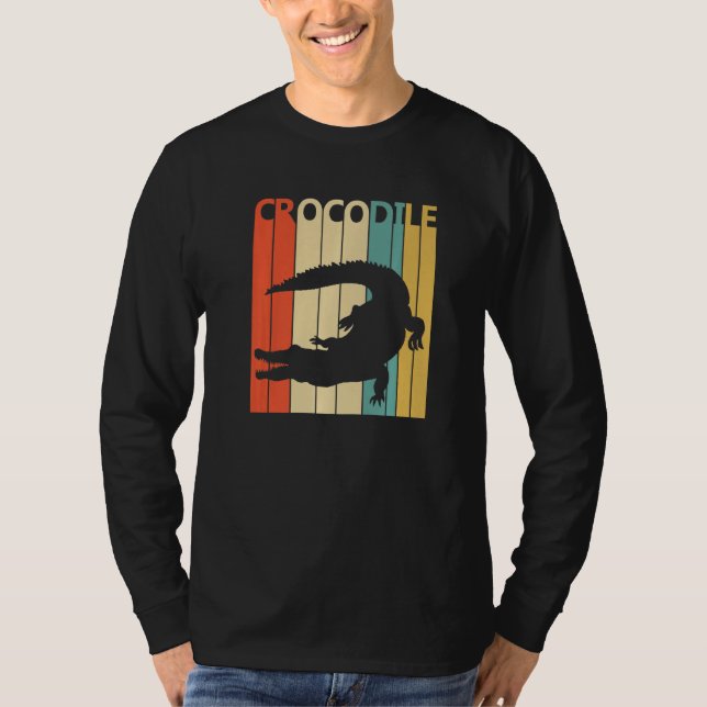 T-shirt Cute Crocodile Animal (Devant)