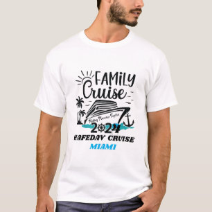 T-shirt Cute croisière personnalisée Bateau Famille Voyage