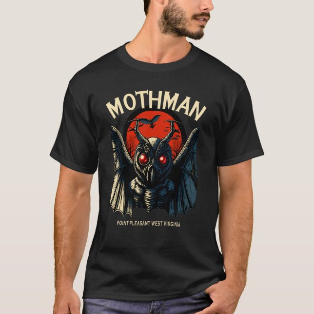 T-shirt Cute Cryptid Mothman  1 (Devant)