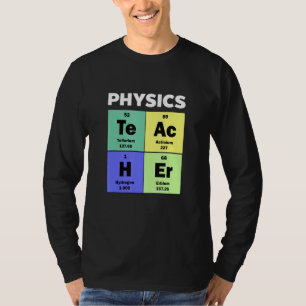 T-shirt Cute Custom Physicien enseignant Périodique Table