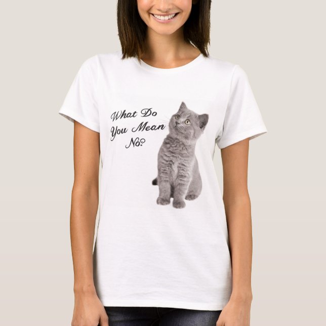T-shirt Cute cuvette de chat Top (Devant)