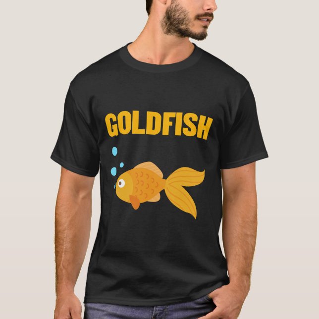 T-shirt Cute de poisson d'or (Devant)