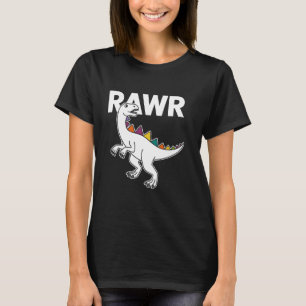 T-shirt Cute Dino Rawr Dinosaur Roaring Funny Kid Dino Voi