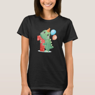 T-shirt Cute Dinosaur 1e anniversaire Filles Garçons Jeune