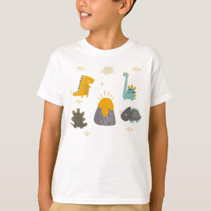 T-shirt Cute Dinosaures La première fête d'anniversaire du