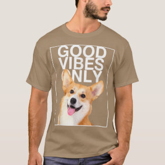 T-shirt Cute Dog Smile Corgi Pet Animal Puppy Posit