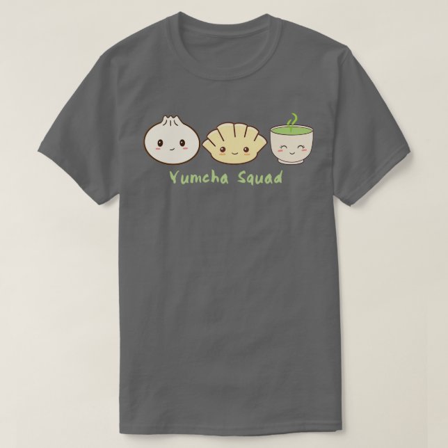 T-shirt Cute Dumplings Yumcha Squad  (Design devant)