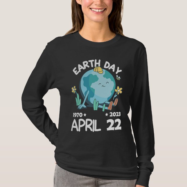 T-shirt cute earth day 53rd anniversary earth day  13 (Devant)