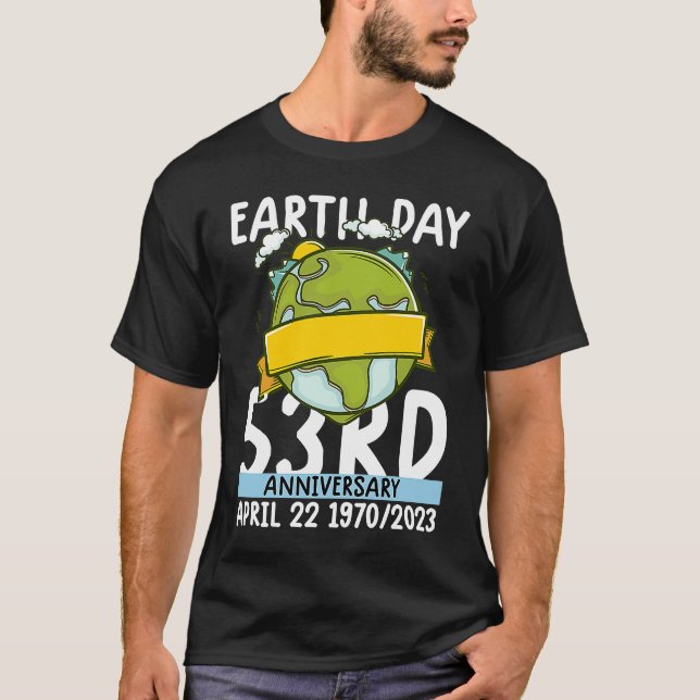 T-shirt cute earth day 53rd anniversary earth day  4 (Devant)
