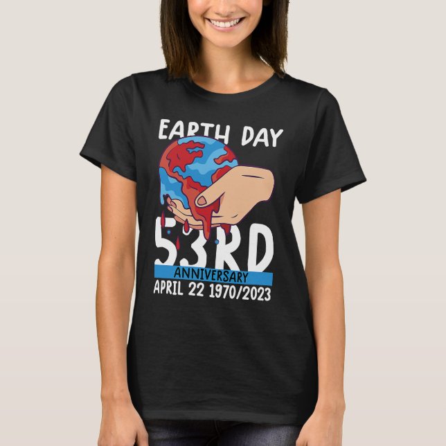 T-shirt cute earth day 53rd anniversary earth day  5 (Devant)