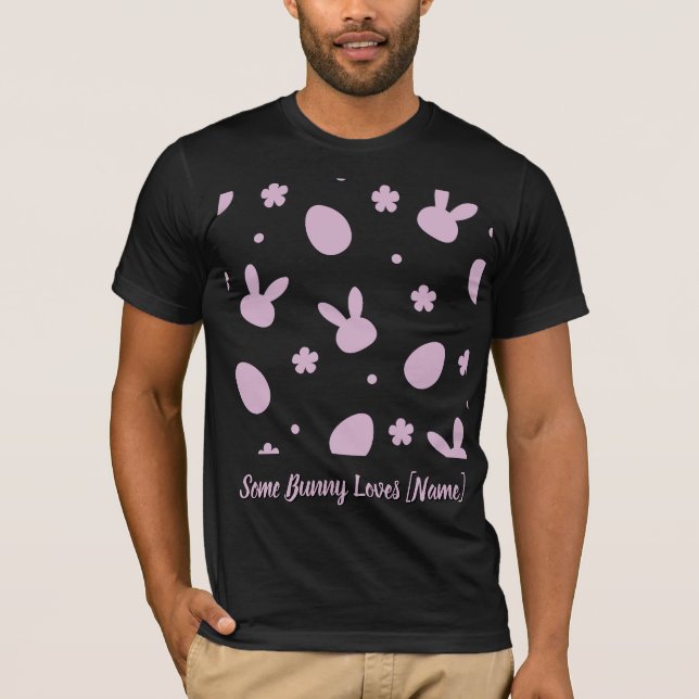 T-shirt Cute Easter Bunny Pattern Shirt – Pastel Bunny & E (Devant)